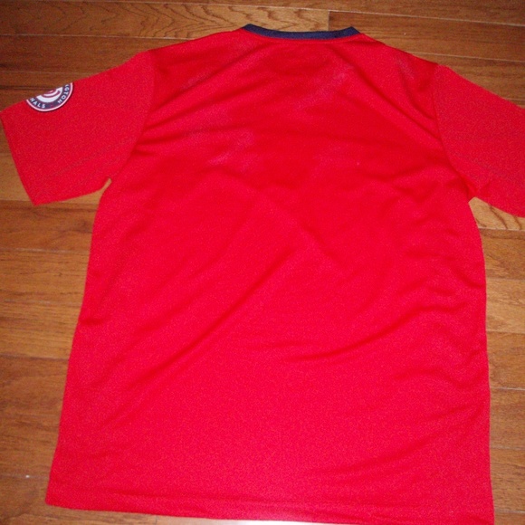Nationals Red Short Sleeve Shirt MLB GM TX3 Cool - Picture 4 of 4